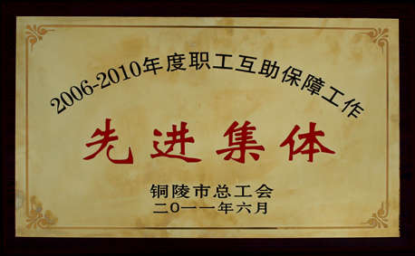 2006-2010年度职工互助保障工作先进集体